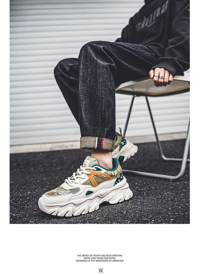 Dad's Männer Fréijoers nei déif geschnidden liicht Lafschong fir Jugendlecher a Studenten, modesch an trendy Casual Schong_voghion.com