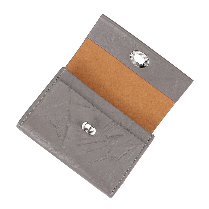 URBAN MASTER Einfarbiges Münzgeldbörse aus echtem Rindsleder für Männer und Frauen, Retro, lässiges Kleingeldfach,_voghion.com