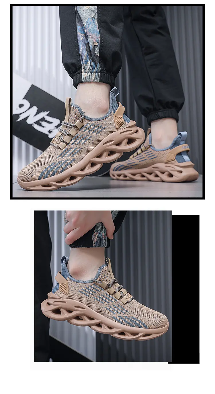 Herr löparskor andningsbara mesh sneakers för jogging_voghion.com