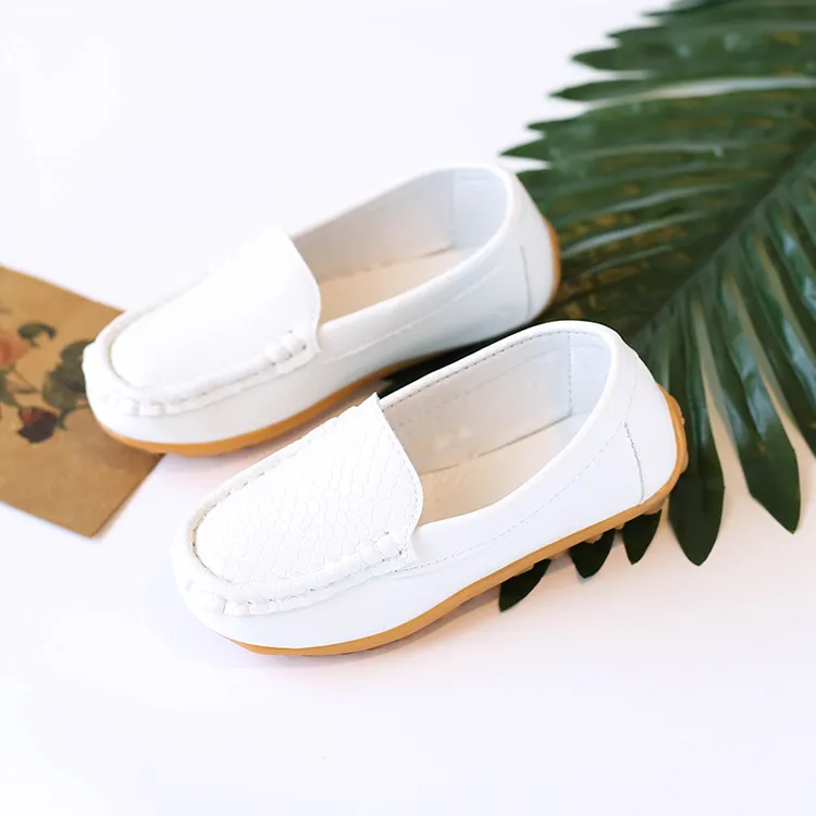 Mocasini sport casual pentru copii, culori bomboane, unisex, băieți și fete, mocasini moi, alunecă-on din piele PU, pentru copii mici, Happysteps, pantofi pentru tineri_voghion.com