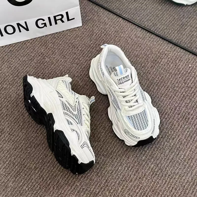 Trendy Women Sneakers Running Clunky Shoes Fashion Versatile Athleisure Free shipping_voghion.com