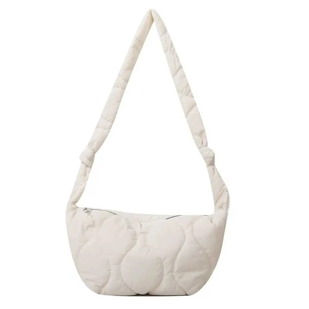 Quilted Shoulder Bag For Women Large Capacity Puffy Messenger Bag_voghion.com