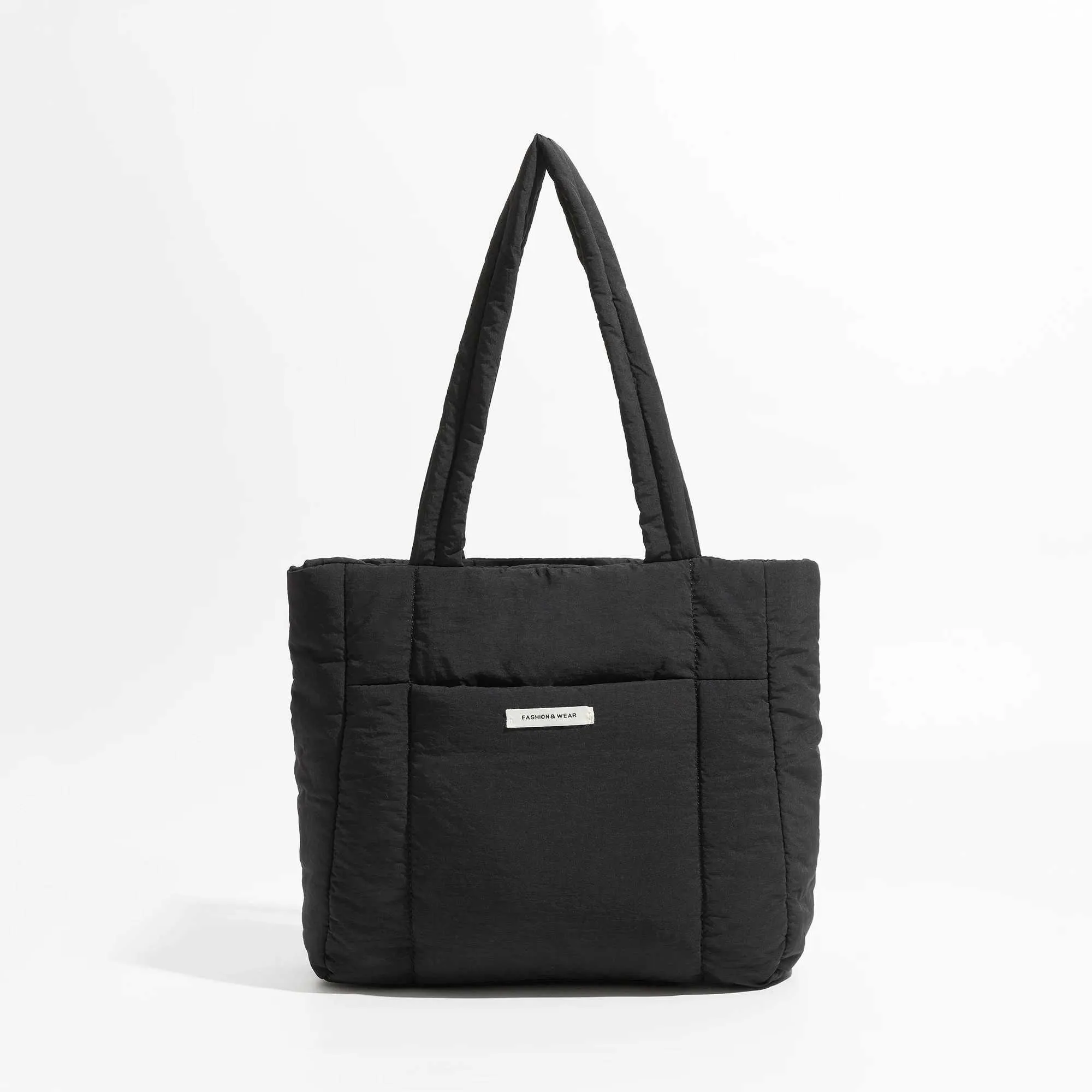 Borsa a spalla puffer trapuntata donna, borsa a mano morbida_voghion.com
