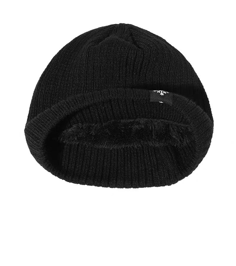 Unisex-Mütze mit Fleece-Innenfutter, dicke, warme Ohrenschützer, geschlossene Zehenpartie, gestrickte Herrenmütze, neue winddichte, kältebeständige Wollmütze_voghion.com