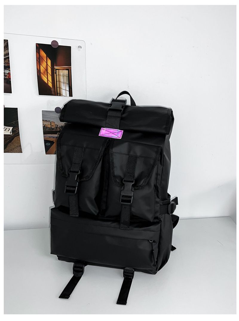 Herren High-End-Sinn, große Kapazität Freizeit Reise Computer Tasche, Arbeitskleidung, Roll Mund wasserdichter Rucksack,_voghion.com