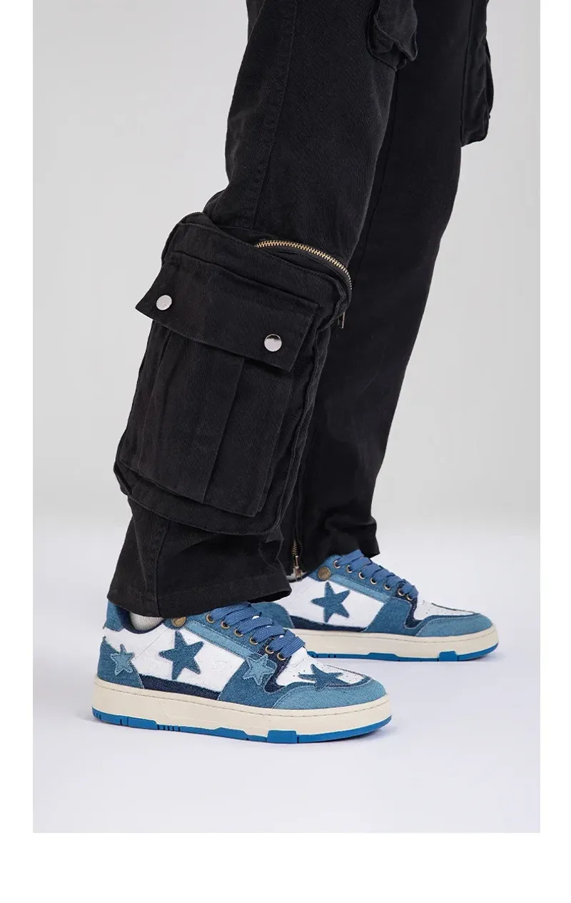 Modische Basketball-Sneakers: bequeme Casual-Sportschuhe mit weichen Sohlen_voghion.com