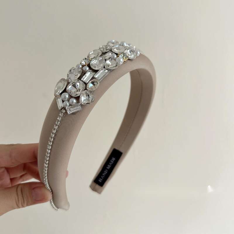 Prinzessin Ins Wind Wald Armband Für Nach Außen Licht Luxus Wasser Diamant Kopfstück Super Flash Temperament Stirnband Haar_voghion.com