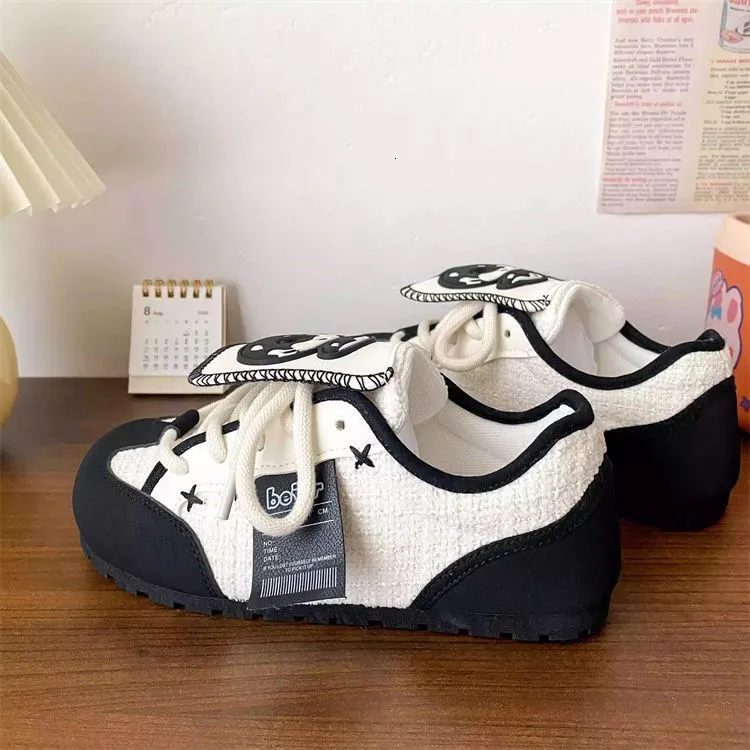 Summer Milk Yellow Puff For Girls Cute Breathable Flat Bottom German Training 2024 New White Shoes With Height Less Than_voghion.com