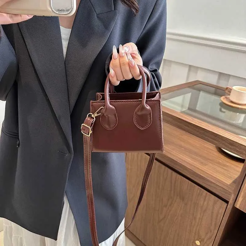 Solid Color Pu Leather Shoulder Bag Fashion Designer Handbags Top Handle For Women Casual Crossbody Bags Ba241116_voghion.com