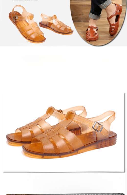 Yaz Erkek Sandaletleri, Moda Düz Topuk Yumuşak Taban, Retro 80'ler Nostalji Stili, Güney Plaj Sandaletleri,_voghion.com
