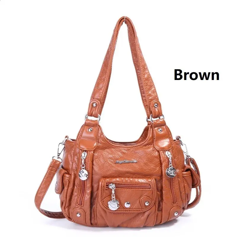 Damenhandtaschen Damentaschen Vintage Weiches Leder Mode Schulranzen Motorradtasche Tragetaschen Umhängetasche 240827_voghion.com