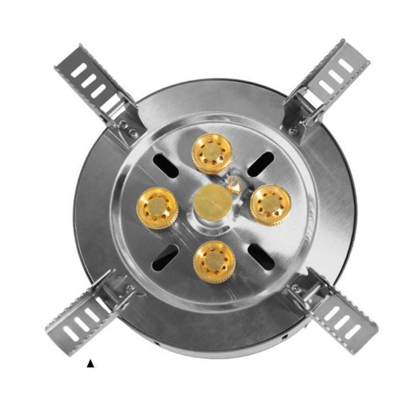 Portable Five-star Fierce Fire Card Stove, Picnic Hot Pot Head, Windproof Gas Stove For Outdoor Use_voghion.com