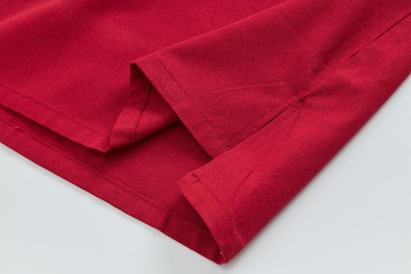 Men's Clothing  shirt solid color men's foreign trade men's summer men's cotton and linen casual shirt half placket stand collar new_voghion.com