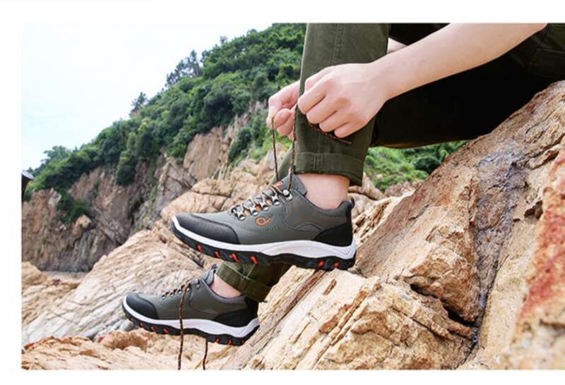Chaussures de sport tendance pour hommes, édition coréenne, décontractées, anti-odeurs, respirantes, pour randonnée, voyage, course à pied, 2019_voghion.com