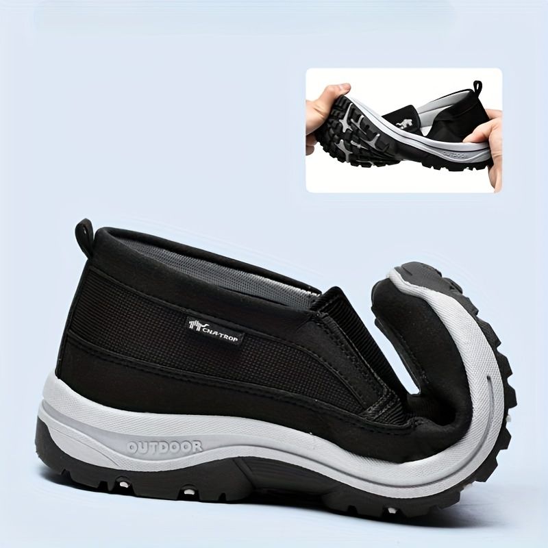 Mens Breathable Athletic Slip-on Sneakers For Everyday Walking_voghion.com