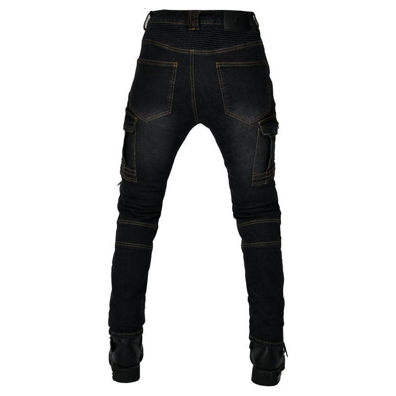 Jeans stile Harley da donna VOLERO con ginocchiere regolabili_voghion.com
