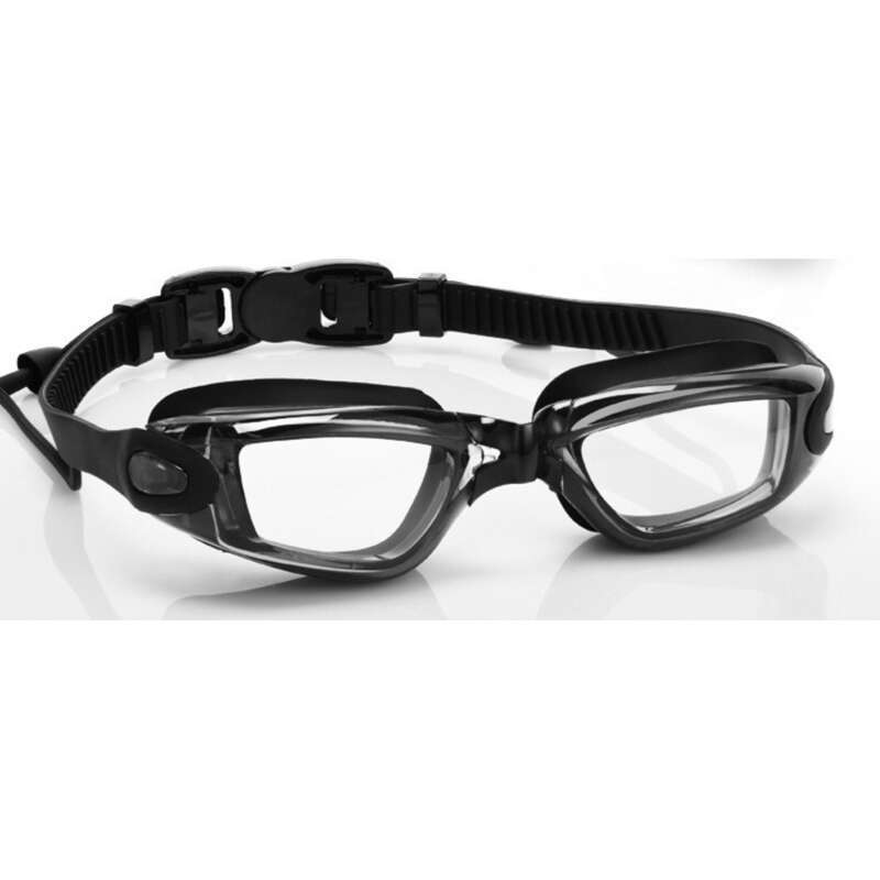 Gafas de natación de silicona para adultos, galvanizadas de alta definición, antivaho e impermeables._voghion.com