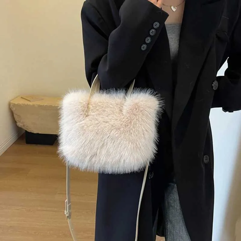 Borsa da donna con cerniera in velluto a coste di alta qualità, versatile, con bottone, in saldo nel 2024_voghion.com