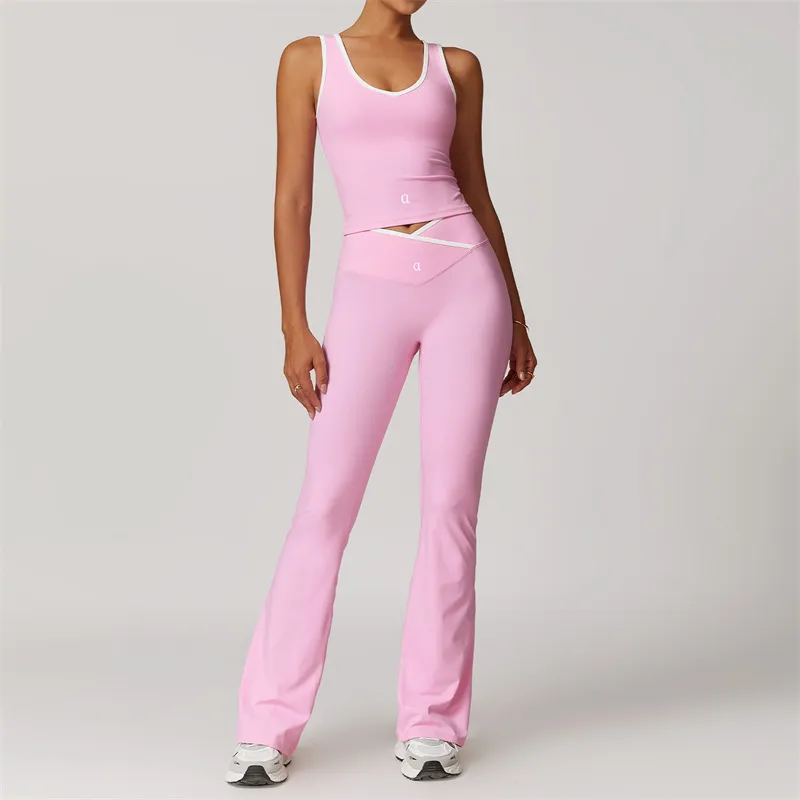 8843 Yoga Set Dames Tweedelige bralette Gym Trainingspakken BH Fiess Shorts Fared Broek Workout Sportkleding_voghion.com