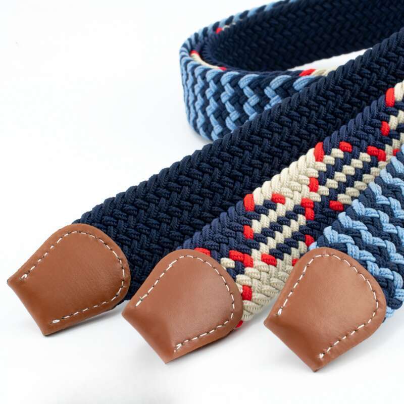 Web Famous Men's Canvas And Women's Korean Elastic Waistband_voghion.com