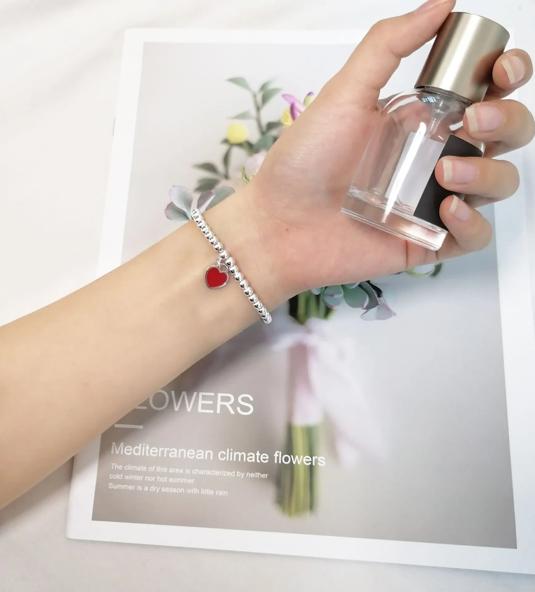 4 mm kralen liefdeshart charme voor dames meisjes mooie schattige S sier kralen bling diamanten designer armbanden armbanden sieraden_voghion.com