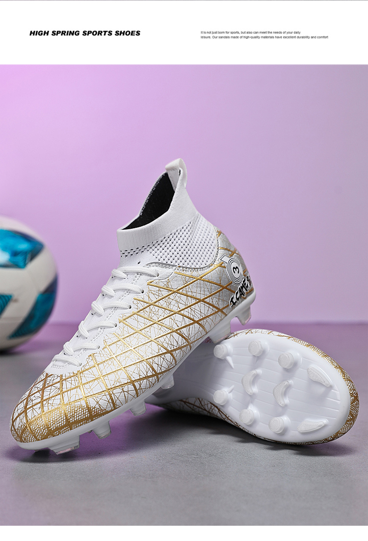 Professional Unisex Soccer Shoes Men Women Football Boots Training Sport Footwear Match Sneakers Non-slip Drop Shipping_voghion.com