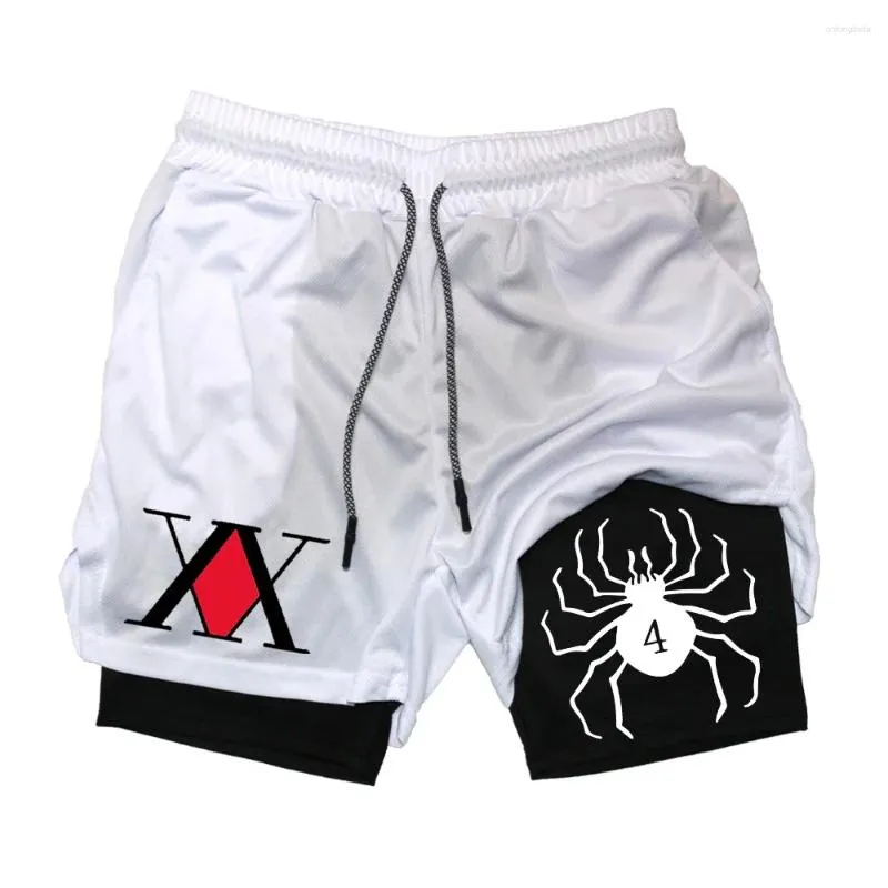 Men's Shorts 2-in-1 Breathable Quick-drying Gym Jogging Pants_voghion.com