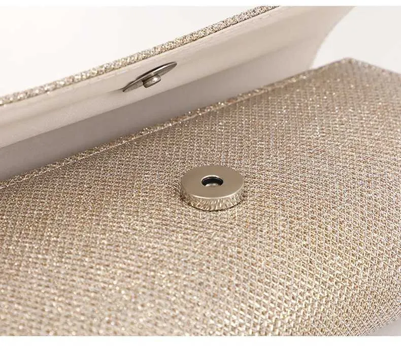 Neueste Bankett Hochzeit Empfang Einfache Hand Crossbody Abend Kupplung Taschen Für Frauen Glitter Party Glänzende Kette_voghion.com