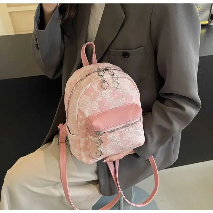 Kleiner Damen Blumen Mini Rucksack Für Freizeit Und Alltag_voghion.com