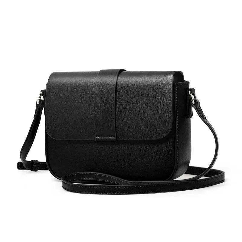 Aidrani Umhängetasche aus echtem Leder für Damen, 100 % weiches Rindsleder, stilvolle und schlichte quadratische Schultertasche, ba241216C241217_voghion.com
