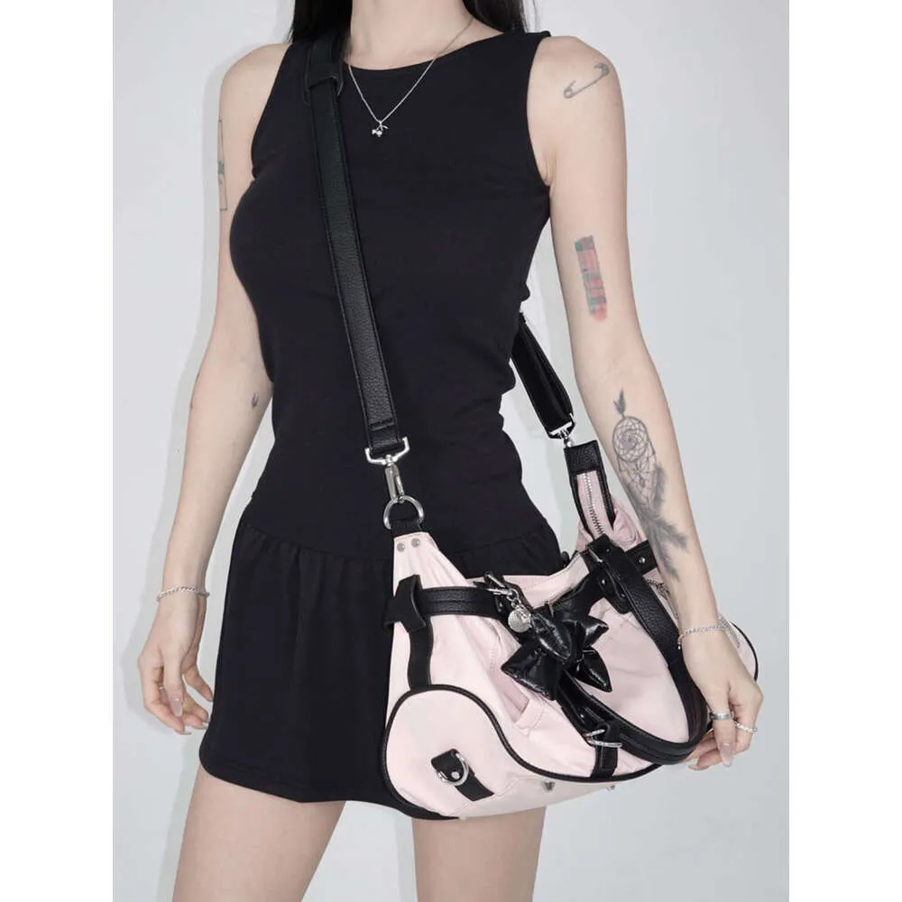 Korejski nišni dizajn Ins Blogger Isti slatki i cool stil Remen Tote Ležerna najlonska platnena torba za rame_voghion.com