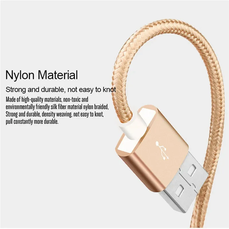 1M 2Ft 2M 6Ft 3M 10Ft To Type Nylon Braided Data Suitable For IPhone 16 15 Plus Pro Max Android Samsung To C Fast_voghion.com