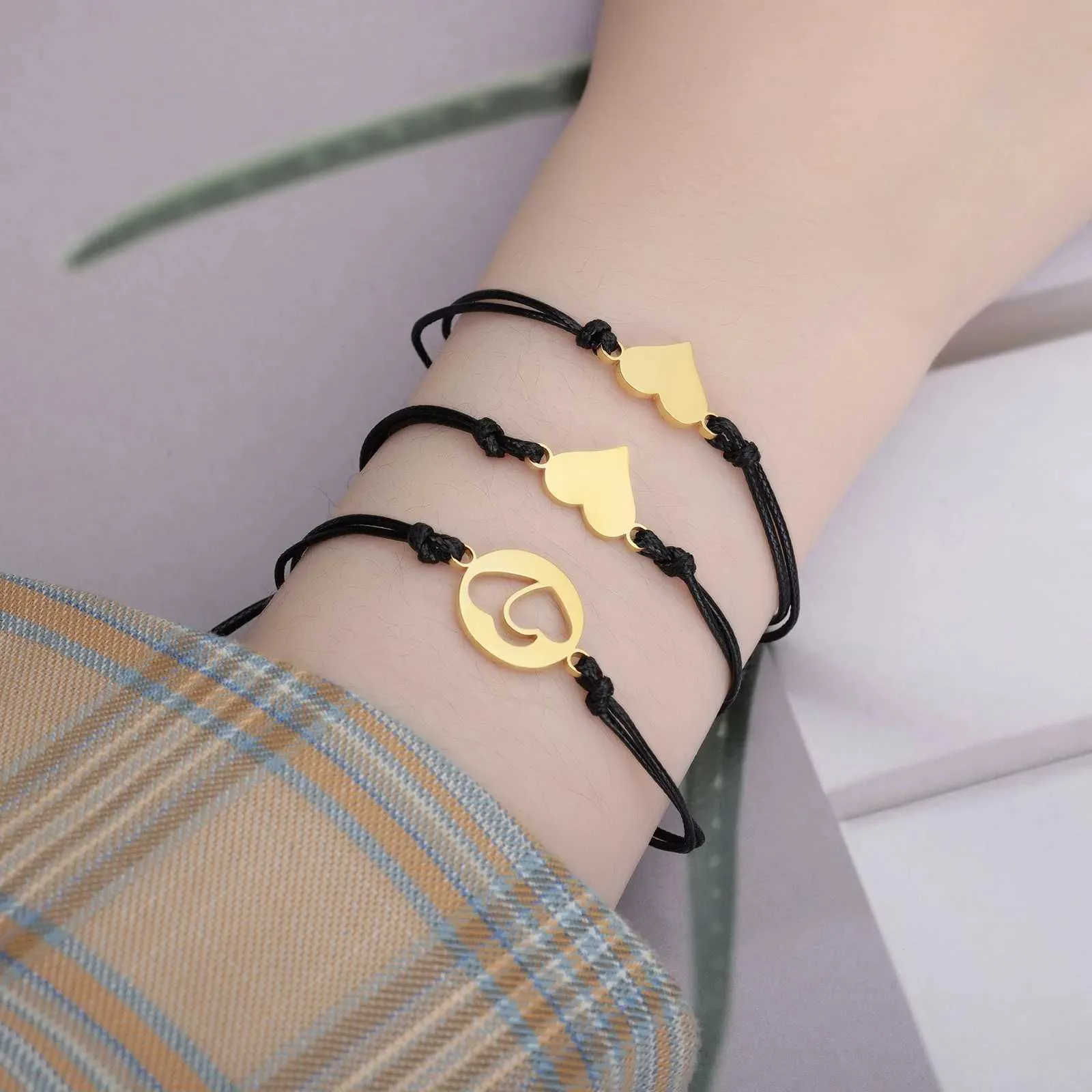 Adjustable Friendship Bracelets Sun Moon Star Set For Women_voghion.com