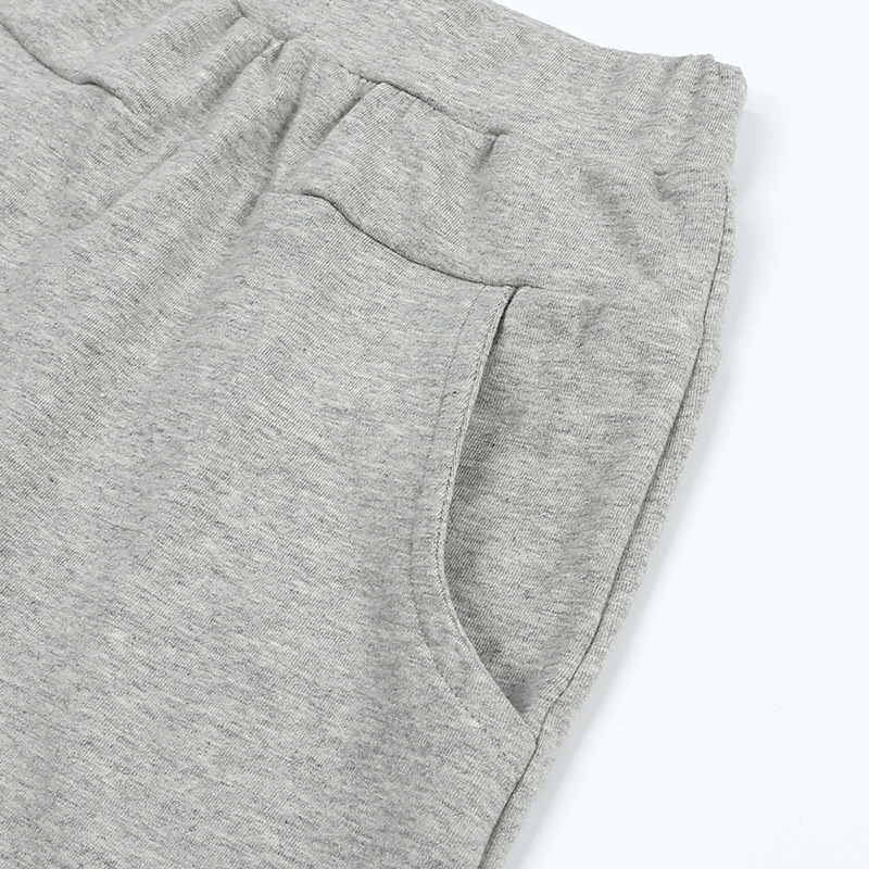 Mother&Kids Children's suit hooded short-sleeved hoodie trousers two-piece children's suit_voghion.com