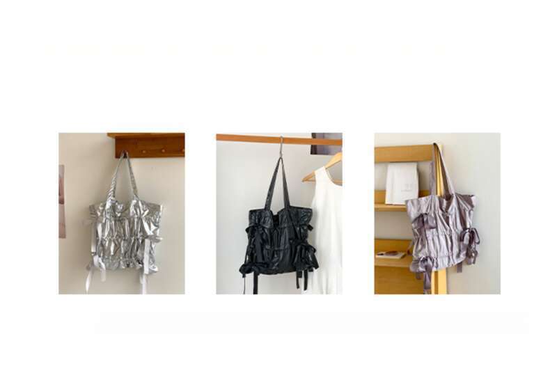 Modische Große Schultertasche Mit Schleife Leichtes Design_voghion.com