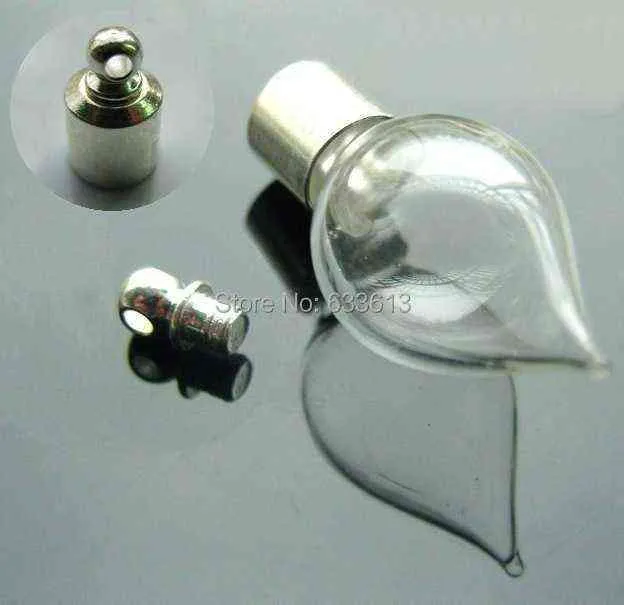 Lot de 50 tubes à vis 35 x 6 mm, pendentif en verre, cristal, médaillon de parfum, flacon de riz, bouchon à vis, breloque, bouteille de remplissage, G0927_voghion.com