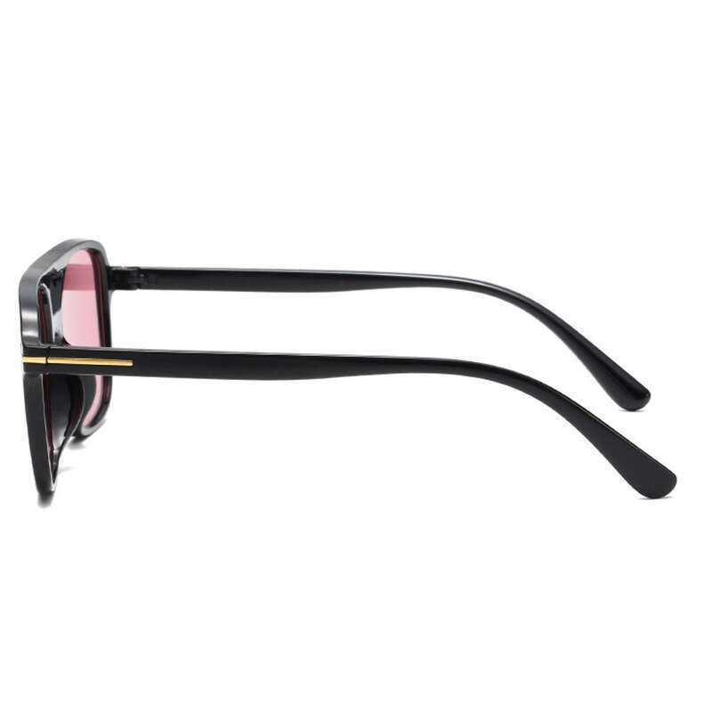 Lightweight Double Beam Ocean Film Sunglasses, New Driving Sunshades, Fashionable Box Sunscreen Sunglasses_voghion.com