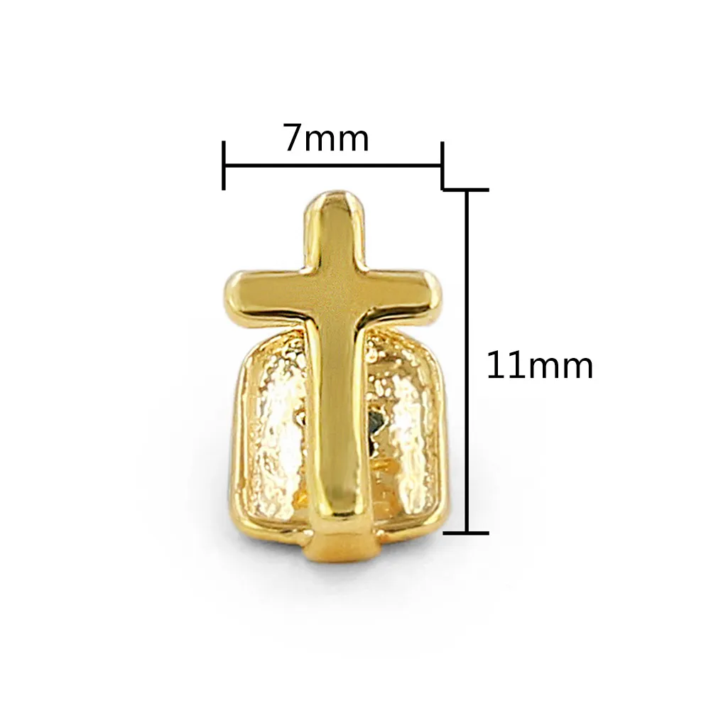 Grillz auriu cu un singur dinți, bretele, punk, hip hop, coroană, cruce, pistol, gură dentară, vampir, Fang, grilă dentară, capac dentar, costum de cosplay_voghion.com