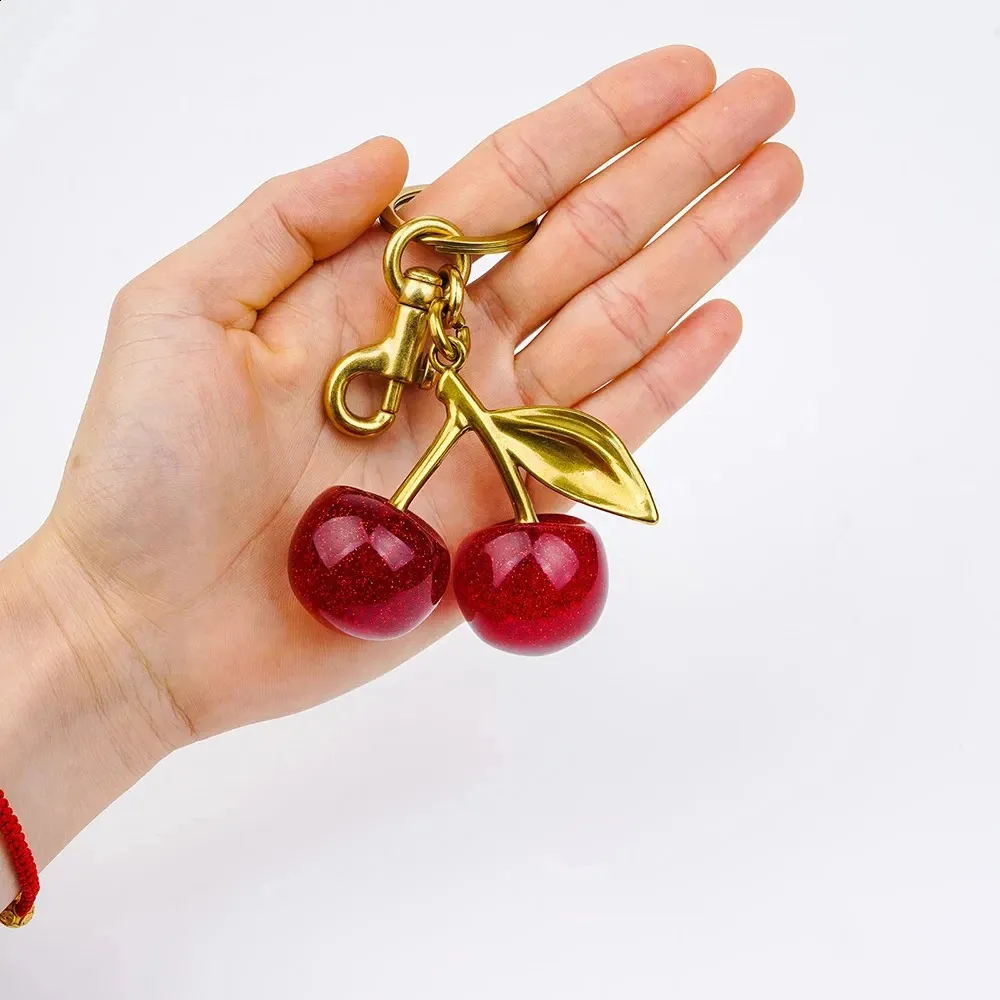Češnjevi obeski za ključe za ženske, torba, obesek, par, avtomobilski ključi, nakit, darilo, dekoracija, dodatki 240724_voghion.com