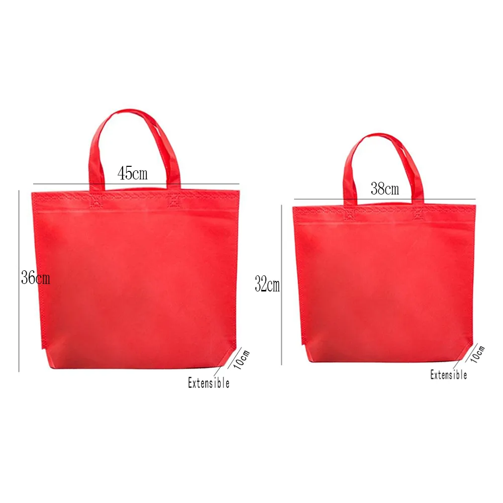 Reusable Canvas Cotton Fabric Shopper Bag Women Tote Shoulder Non-woven Environmental Case Organizer Multifunction_voghion.com