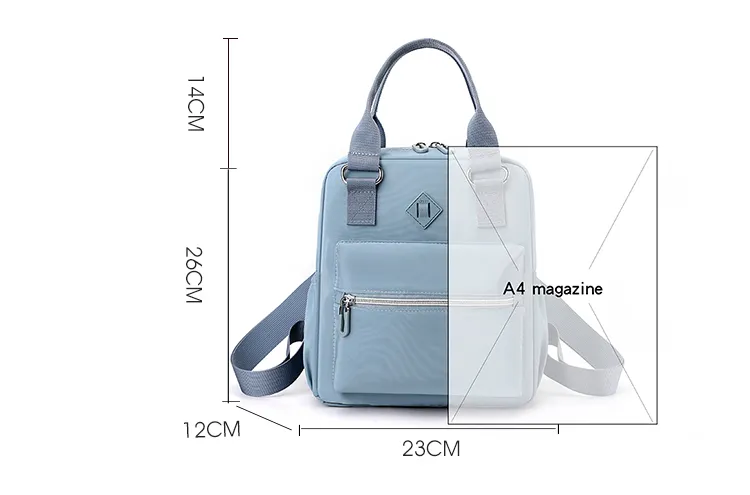 Mode Damen Tagesrucksack aus strapazierfähigem, weichem Stoff, hübscher Stil, für Mädchen, hochwertiger kleiner Rucksack_voghion.com