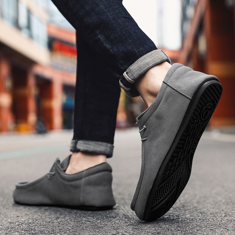 MAEDEF Man's Sneakers Canvas Flats Male Summer Casual for Men High Quality Loafers 2024 Walking Driving Mens Shoes_voghion.com