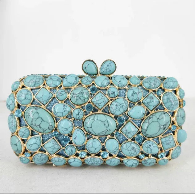Poșetă de seară cu model shell roz pentru femei, cu pietre, Minaudiere, pentru petreceri, cină, Rhie, genți de mână cu cristale, genți și clutch-uri de seară_voghion.com