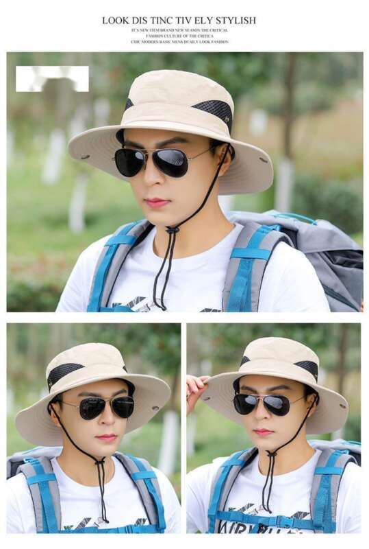 Ανδρικό καλοκαιρινό κορεάτικο καπέλο ψαρέματος για υπαίθριες δραστηριότητες, προστασία και σκίαση, για νέους ψαράδες, ορειβασία, ευέλικτη τάση_voghion.com