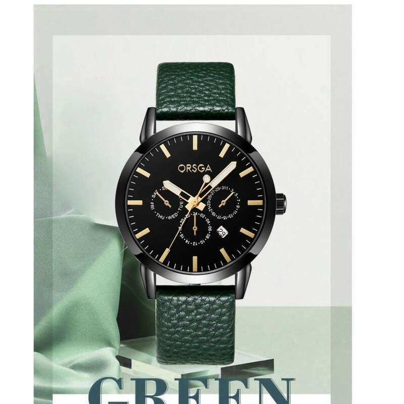 Orologio al quarzo uomo donna con cinturino in silicone e data_voghion.com