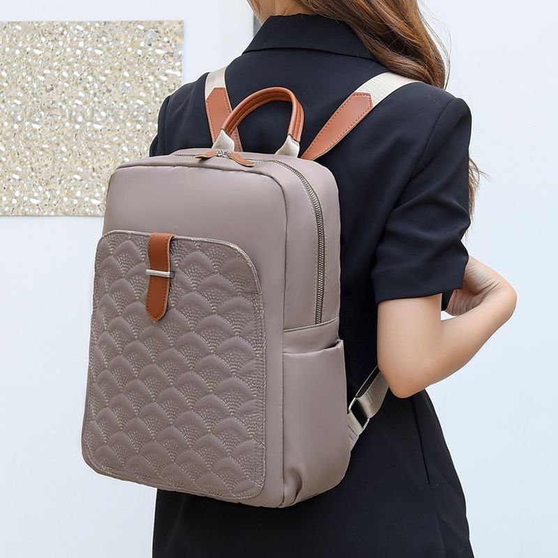 Nuovo zaino da college alla moda femminile, ad alta capacità, semplice, alla moda, per computer portatile, per ragazze carine, libro da viaggio_voghion.com
