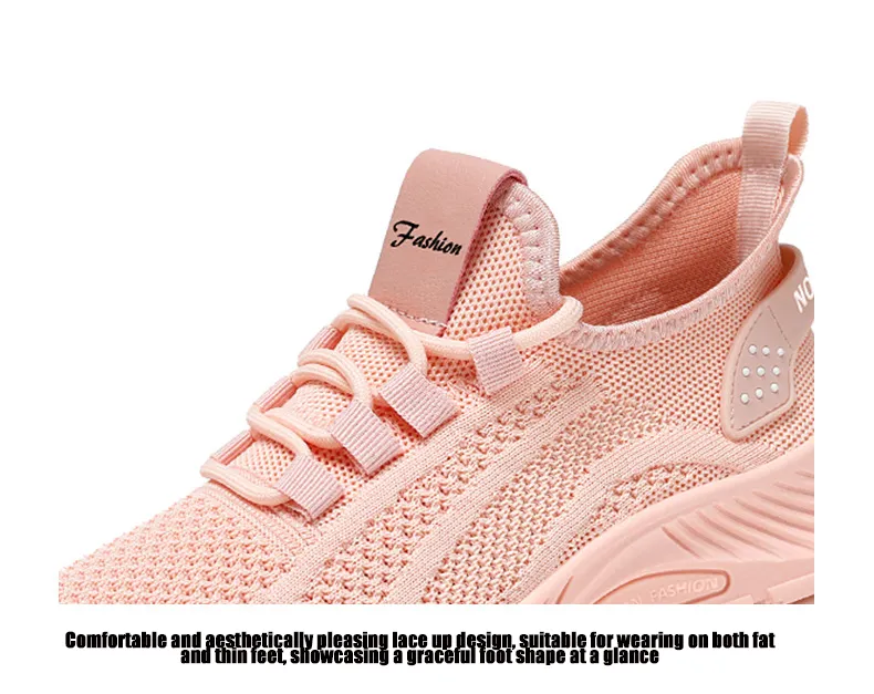 Womens Casual Running Shoes Trendy Lightweight Sports Trainers_voghion.com