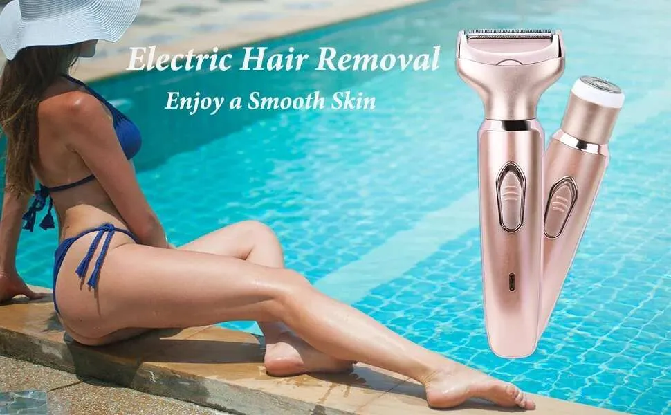 2-in-1 Face Shaver & Epilator - Painless, Rechargeable_voghion.com