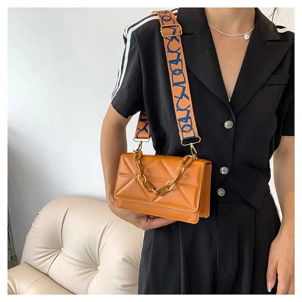 Women Stone Pattern Shoulder BagsPU Leather New Trend Crossobdy Bags Handbags with Chains Shopper Clutch Cell Phone_voghion.com