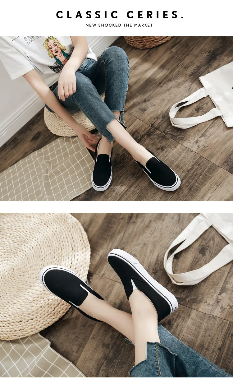 Scarpe da tavola in tela con fondo piatto, basse, casual, comode, alla moda, traspiranti, leggere e minimaliste, con un piede solo_voghion.com